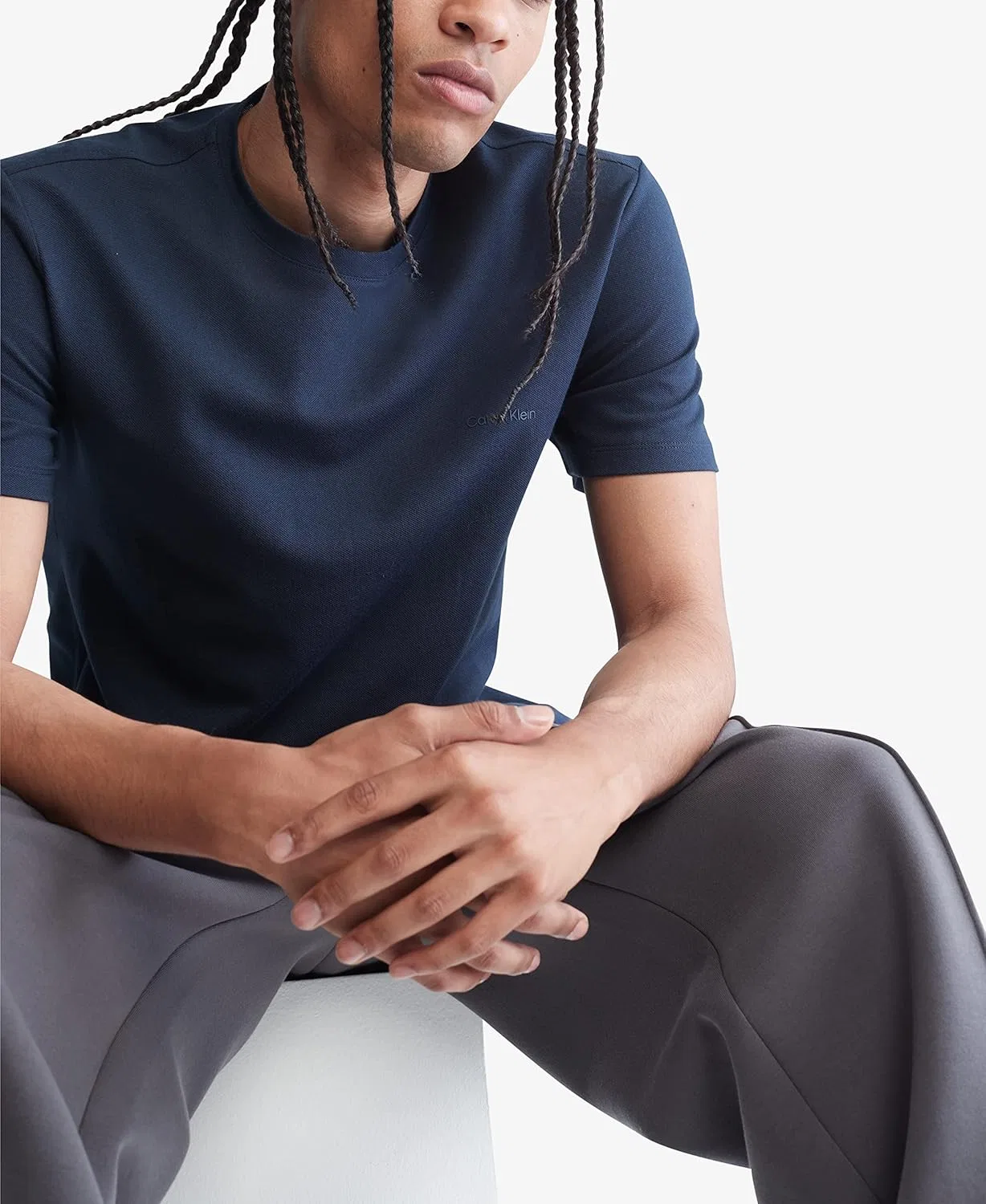 Мужская футболка Calvin Klein Move Tech Pique — фото 3