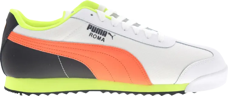 

Кроссовки Puma Roma Basic Hook White Energy Red, белый