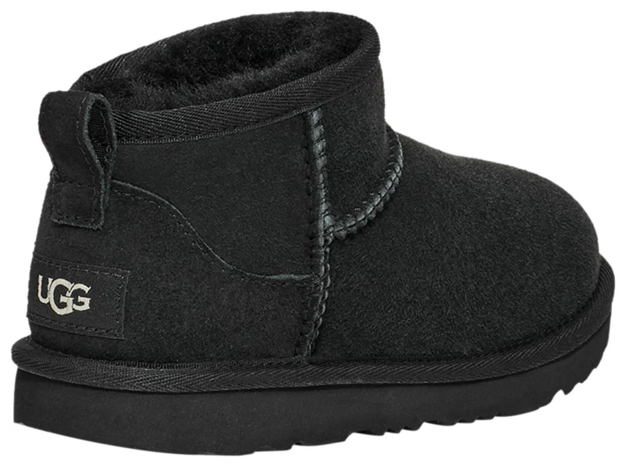 Ботинки для девочек Classic Ultra Mini UGG, черный — фото 4