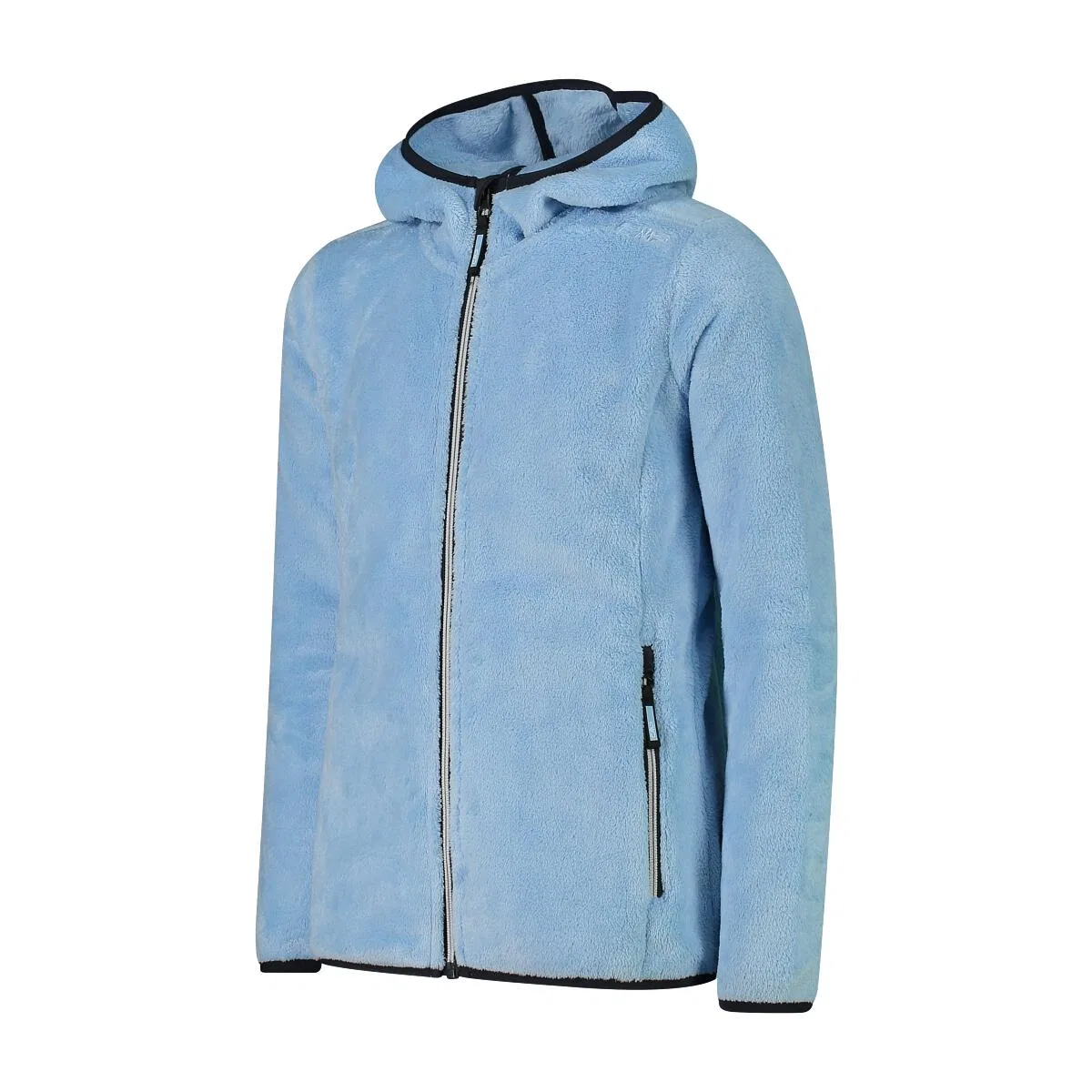 Детская флисовая куртка для девочек Girl Jacket Fix Hood Cmp, Hellblau — фото 3