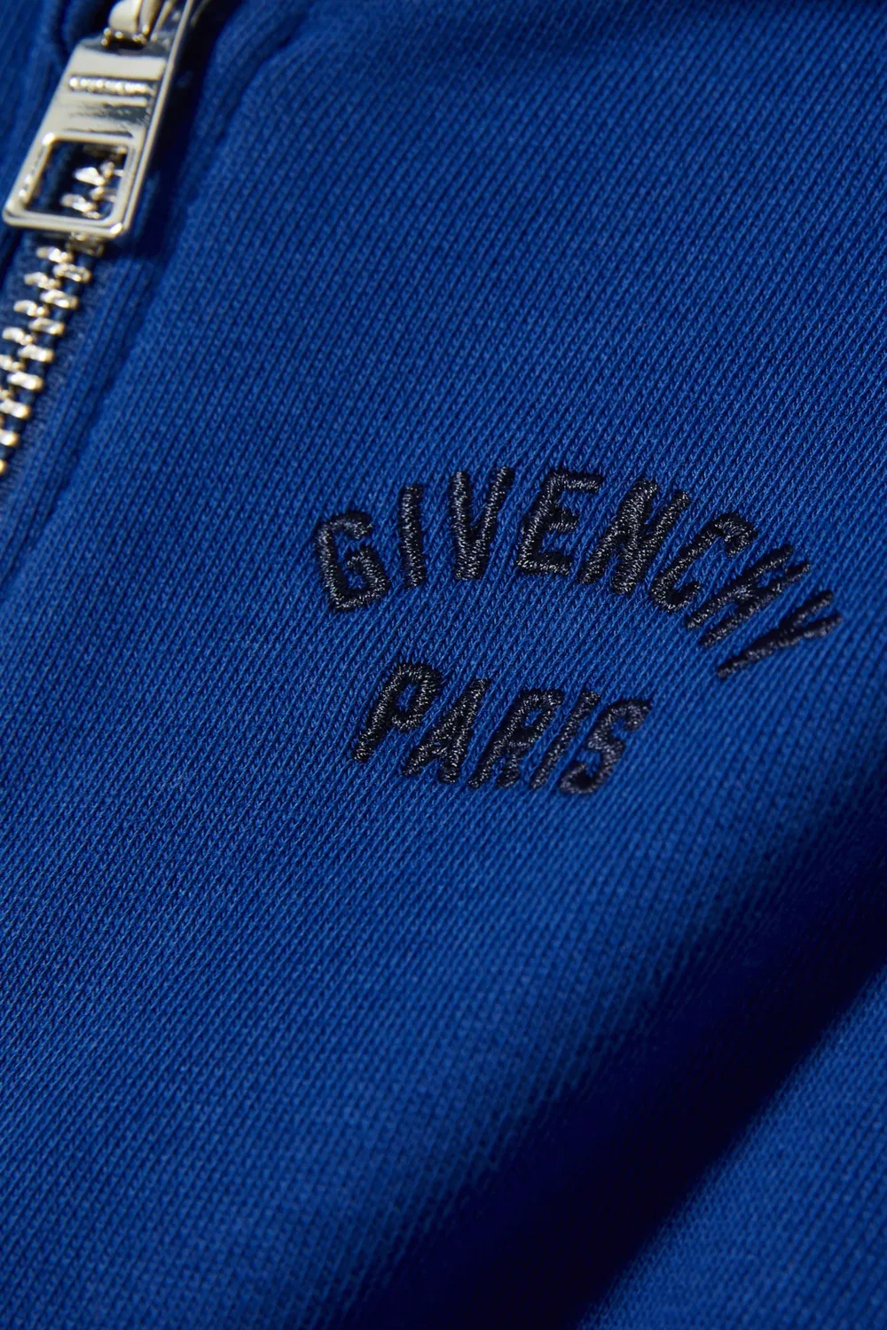 Комплект спортивный на молнии из органического хлопка Givenchy, синий — фото 4