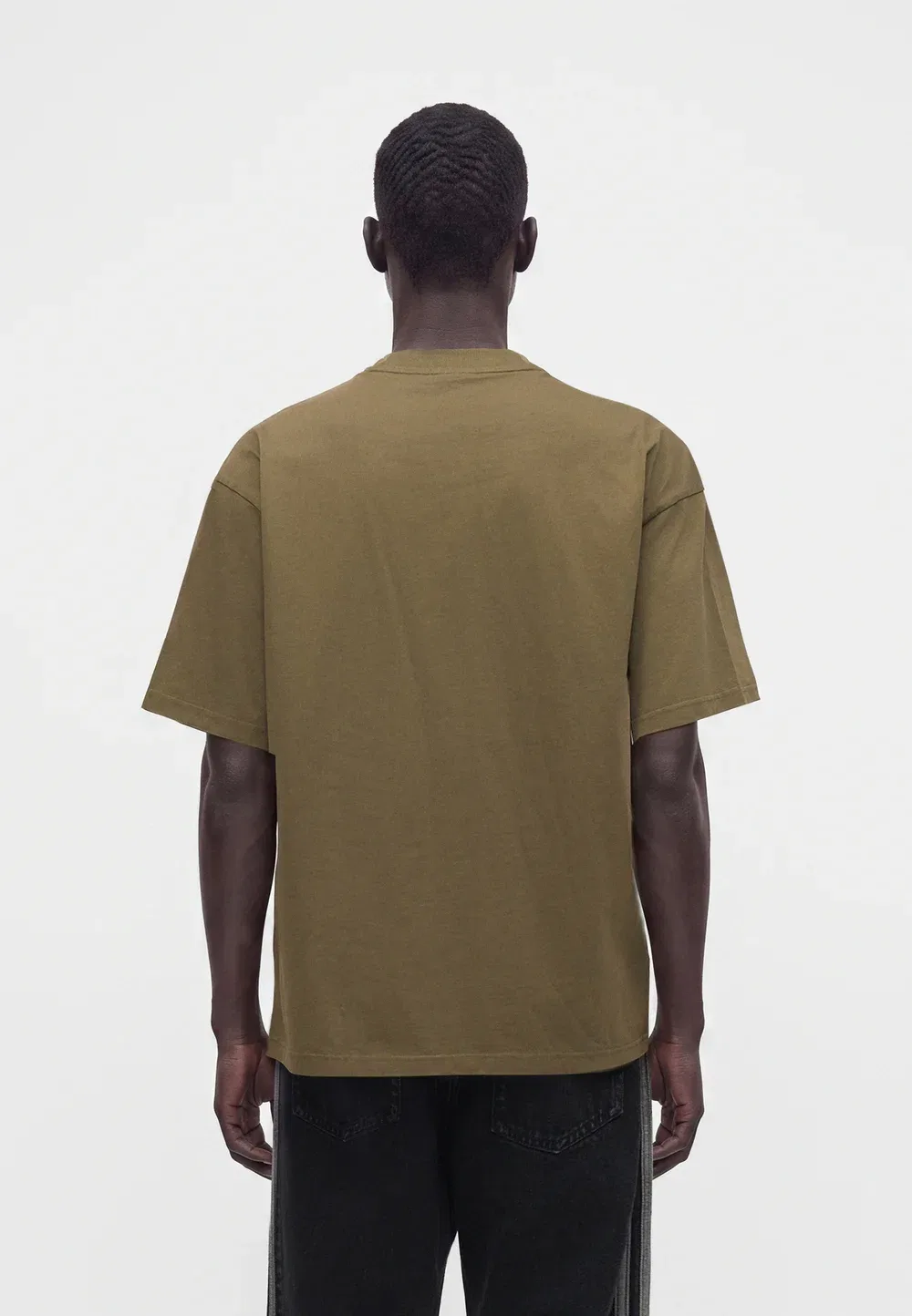 Футболка с принтом Elevated Adidas Originals, Olive Strata — фото 3
