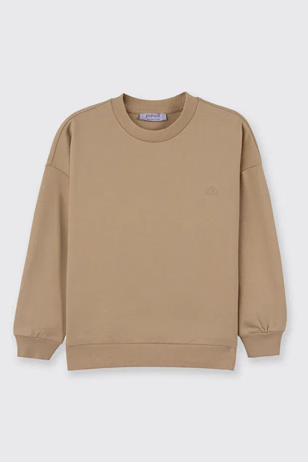 Детская толстовка для мальчиков с длинным рукавом Panço, Beige