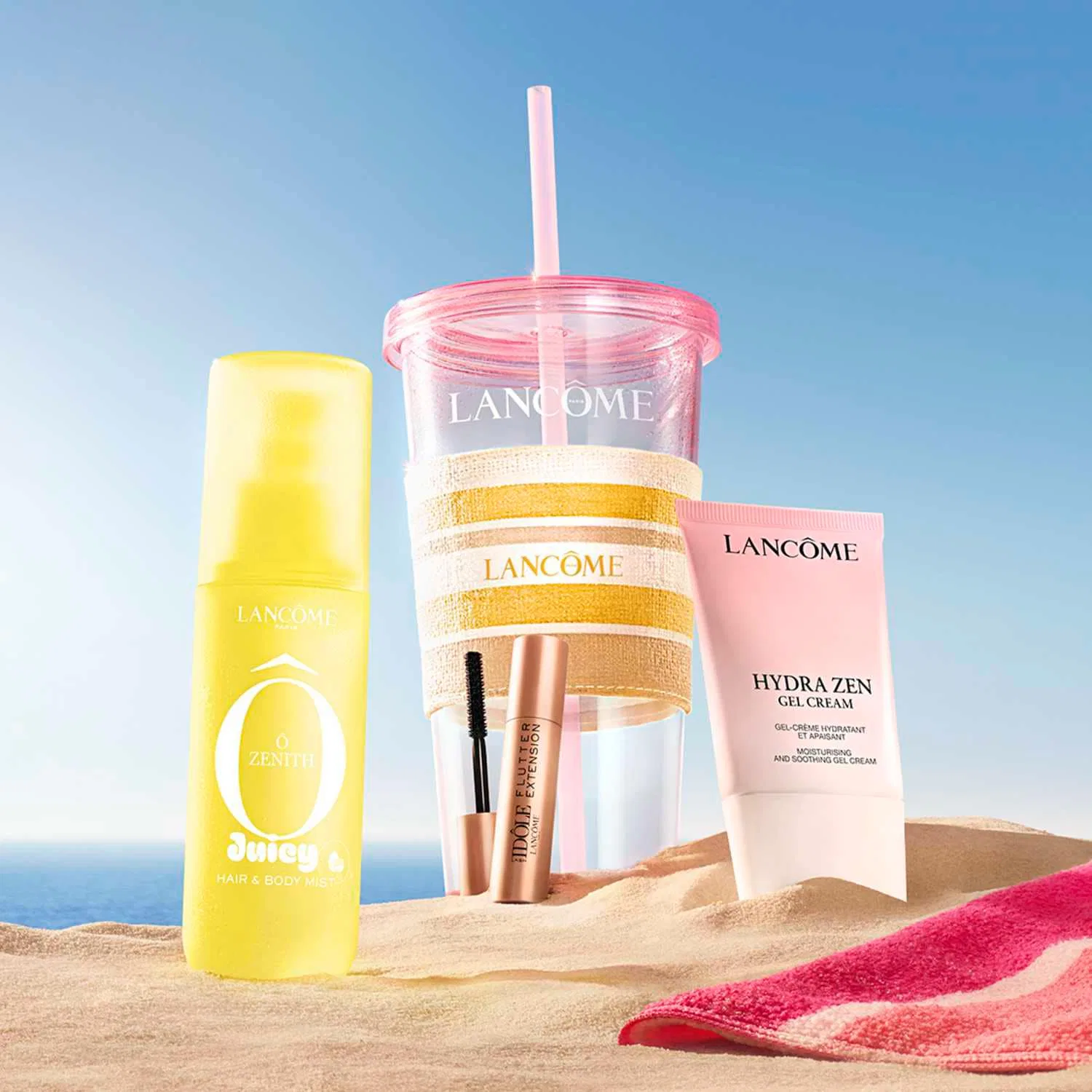 Набор для ухода за кожей и волосами HydraZen Gel Cream, LANCÔME — фото 2