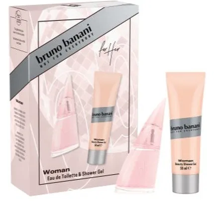 Подарочный набор туалетная вода и гель для душа Bruno Banani Woman, 50 мл