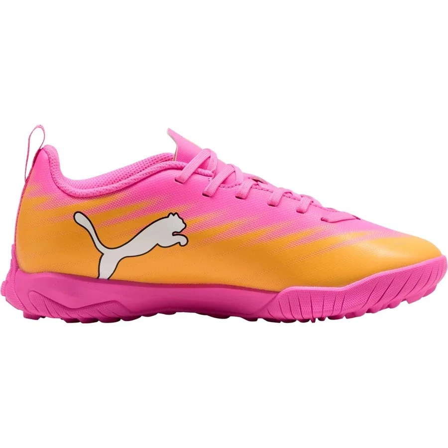 Детские спортивные кроссовки с шипами Puma Ultra 6 Play Tt Jr, Розовый — фото 4