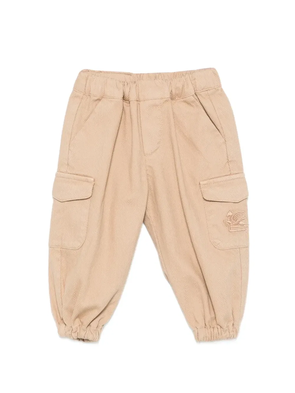 Брюки в елочку Etro Kids, бежевый