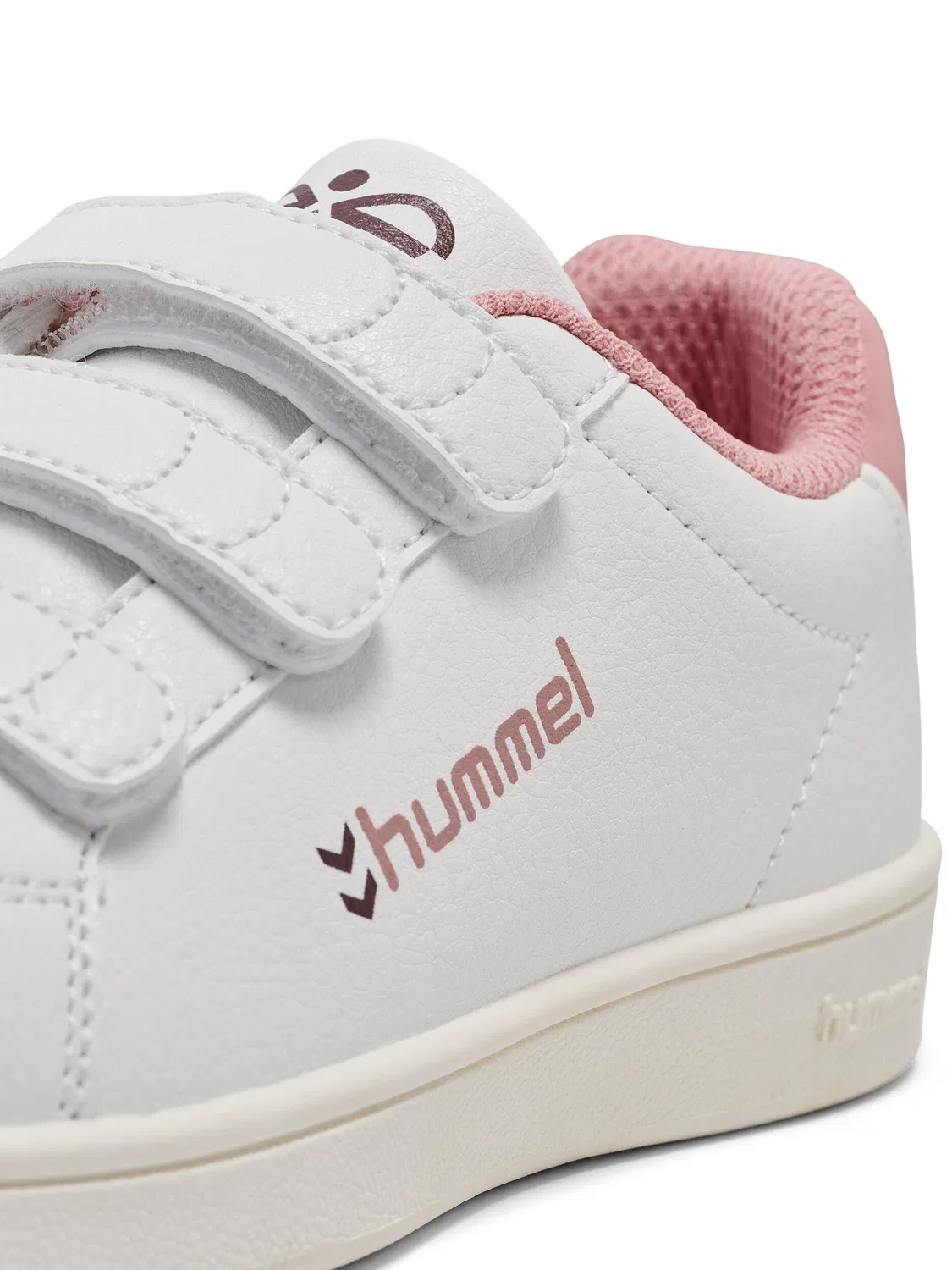 Детские кроссовки на липучке Match Point Hummel, Traubenlila Bonbonrosa Hellrosa — фото 4