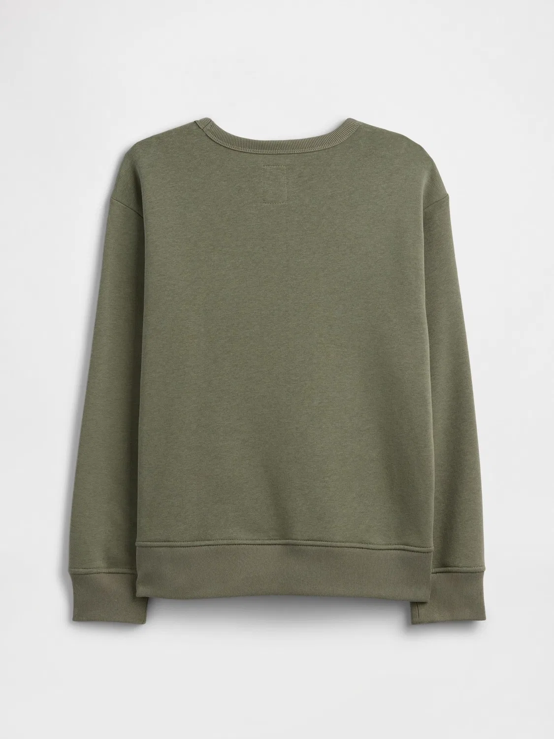 Свитшот Relaxed Crew Neck Graphic Gap, зеленый — фото 2