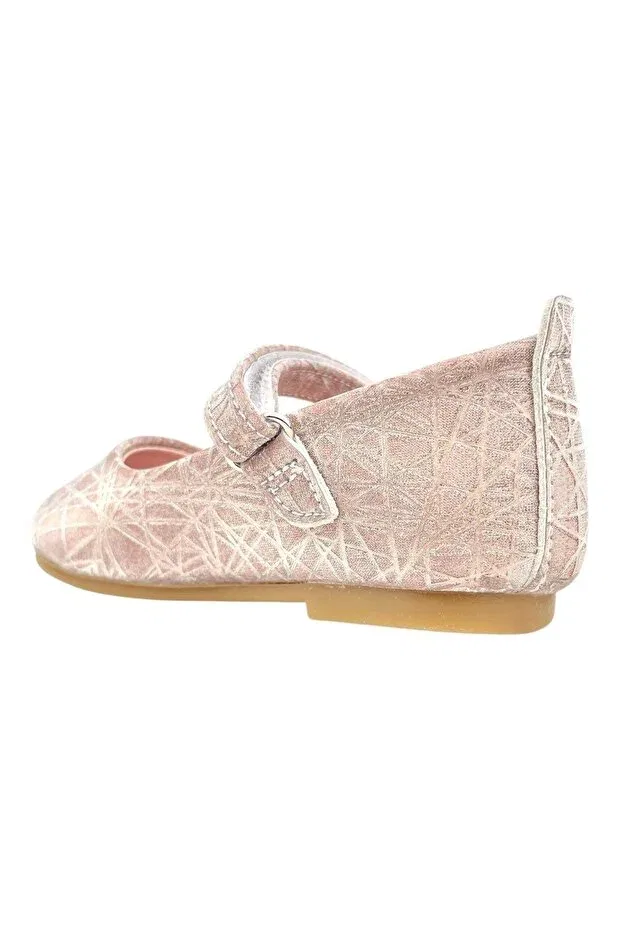 Детские балетки для девочек с принтом Rainbow Girl Child Ballet Flats Nubebe, Rose — фото 3