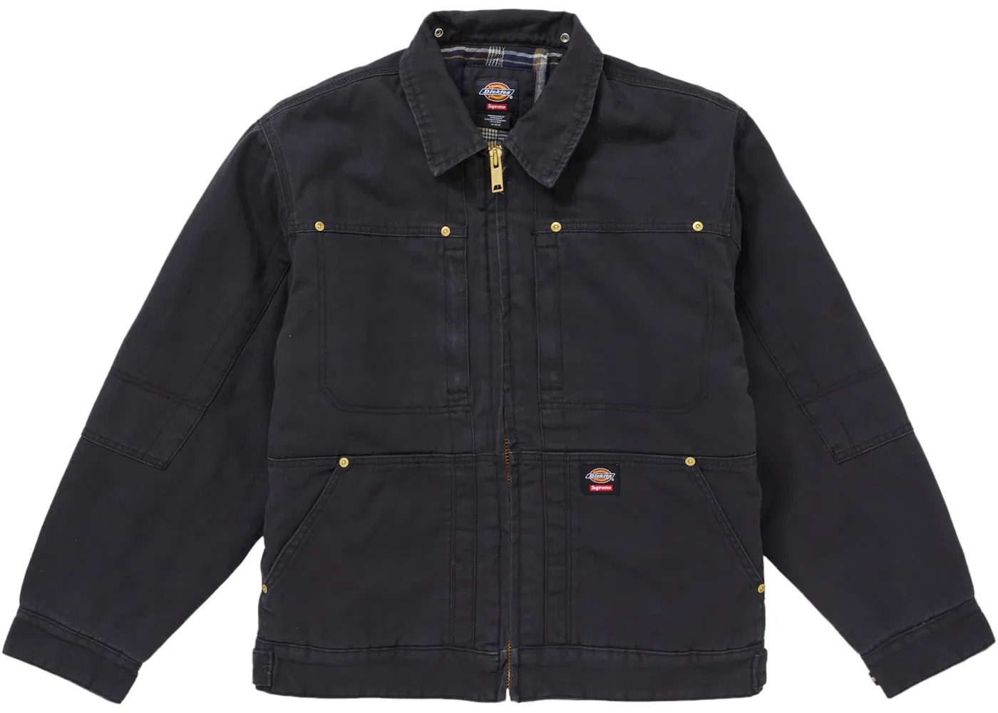 Мужская куртка с капюшоном Hooded Work Jacket Supreme, Black — фото 2