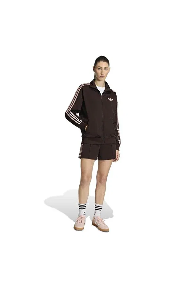 Женская свободная коричневая куртка Fb tt kd1331 Adidas — фото 4