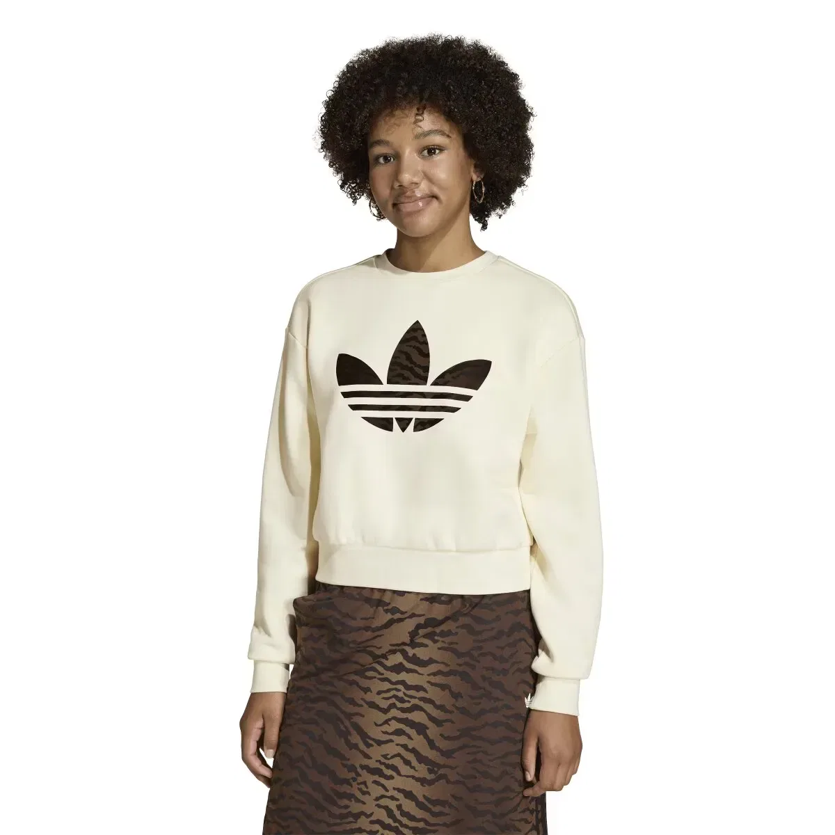 Детская худи для девочек с принтом Graphics adidas, Blanco