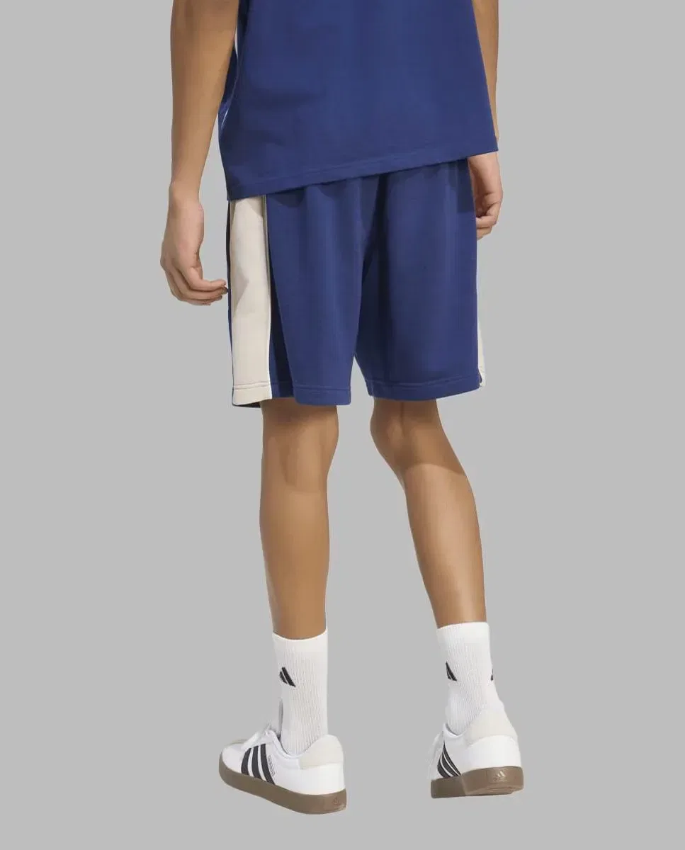 Мужские шорты с цветовыми блоками Essentials Seasonal adidas, Синий — фото 2