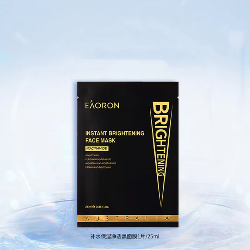 Маска для лица Sheet Mask Bright Needle Black, Eaoron — фото 4