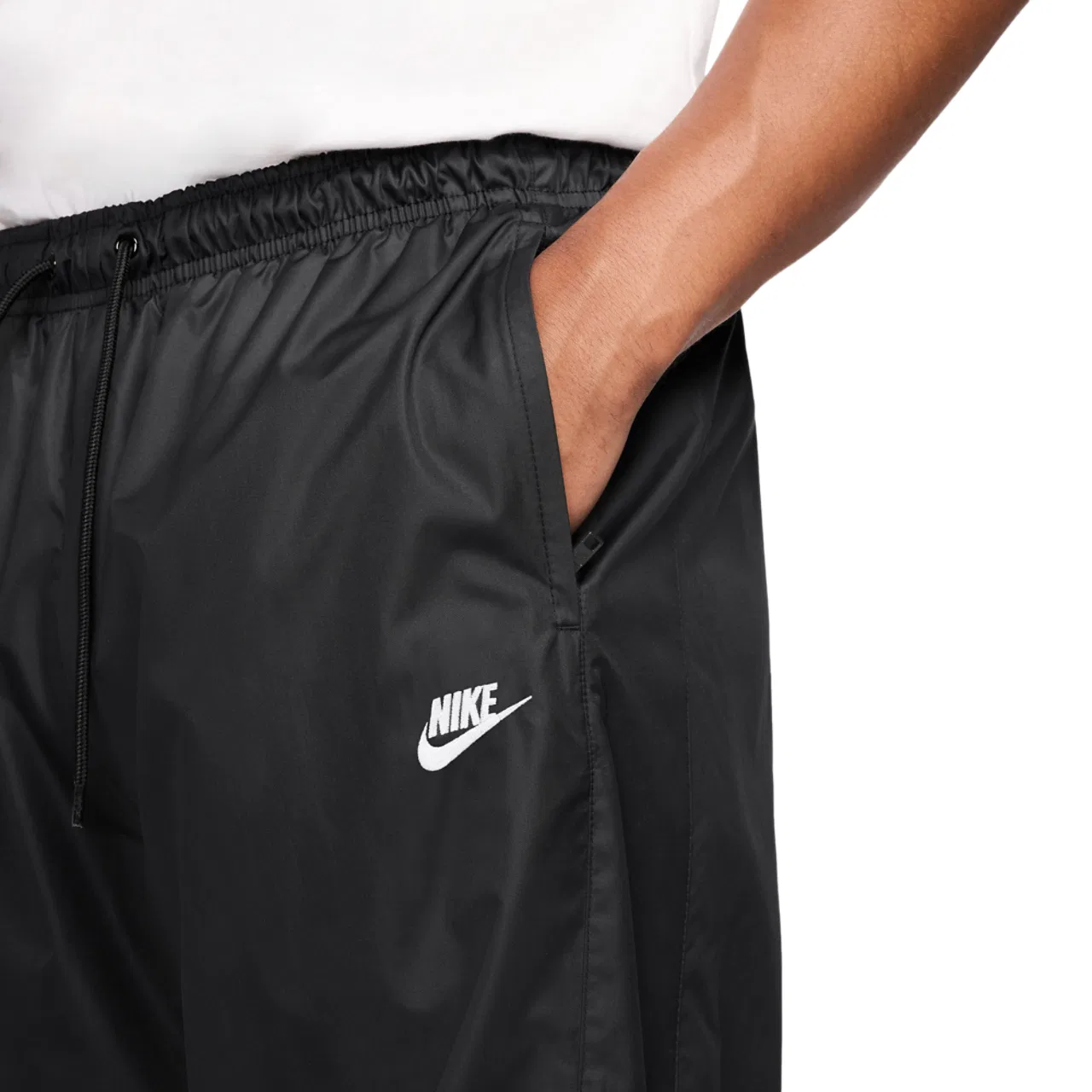 Мужские брюки Windrunner Nike, черный/белый — фото 3