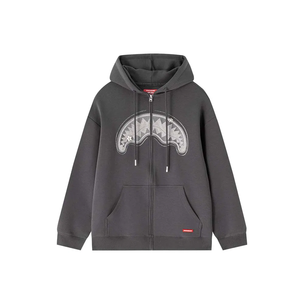 Детский свитшот с капюшоном Dark Gray SPRAYGROUND