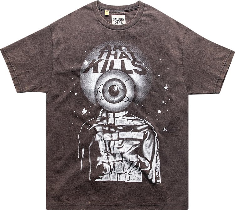 

Футболка Gallery Dept. ATK Rod Tee 'Faded Black', черный