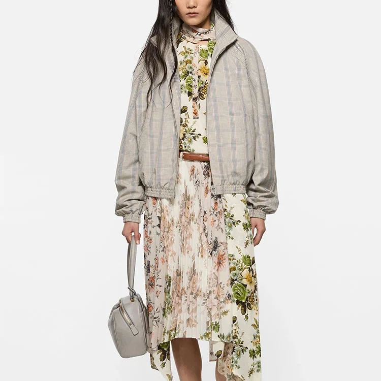 Женская куртка Acne Studios, Brown/Blue — фото 4
