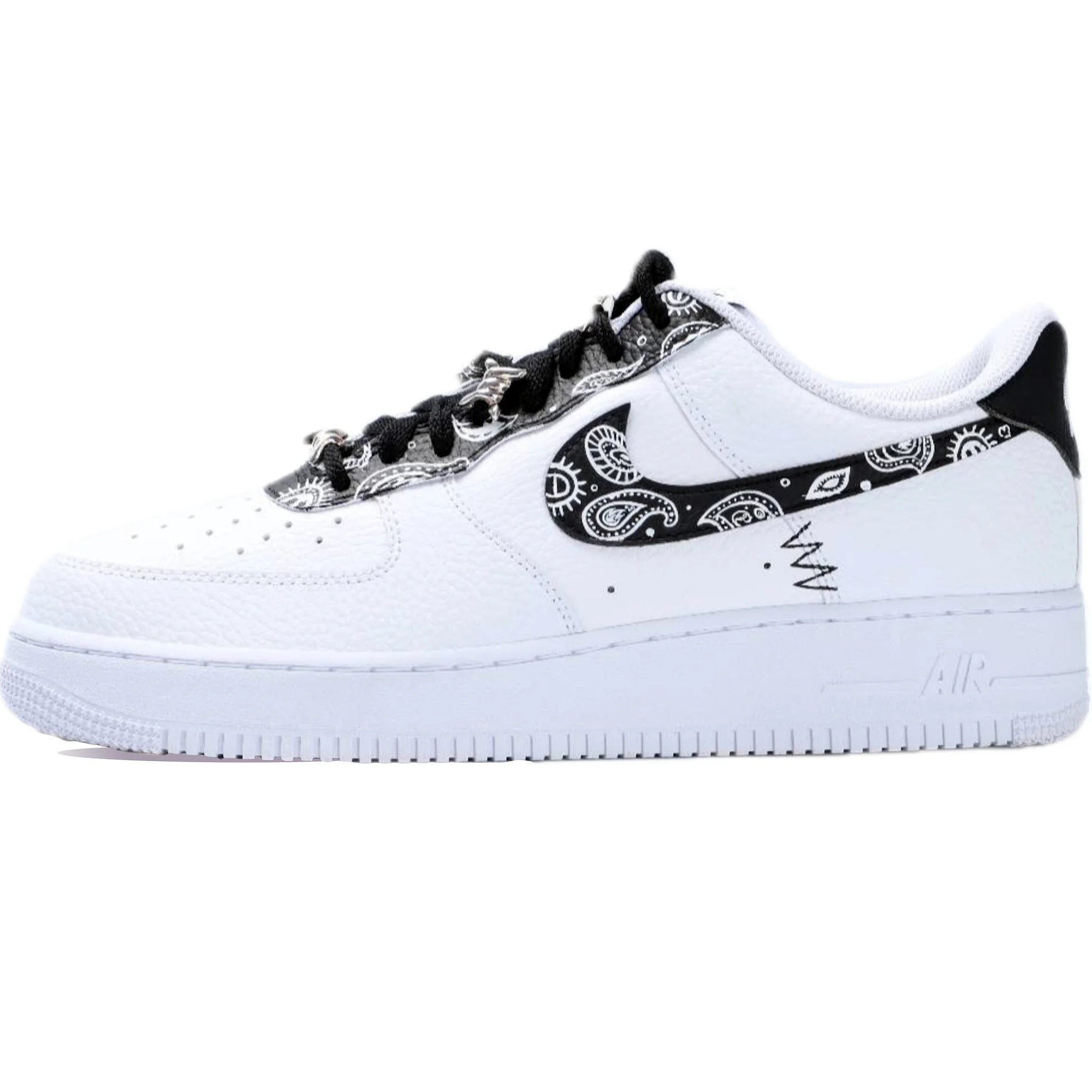 

Кастомизированные кроссовки Nike Air Force 1 Skateboarding Shoes Men, белый