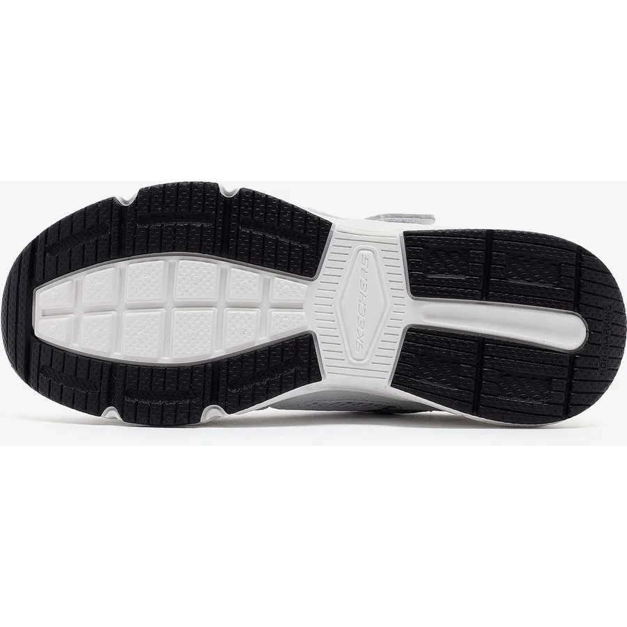 Детские спортивные кроссовки с принтом Retro-Graph Skechers, Бело-серебристый — фото 4