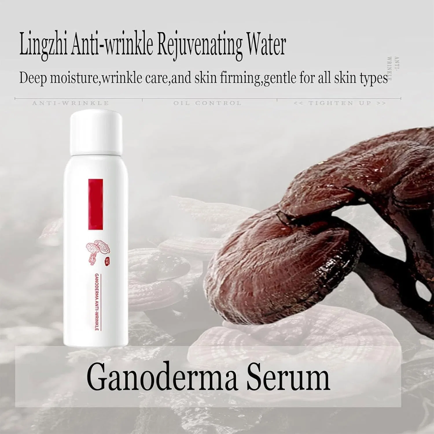 Сыворотка антивозрастная GUSHE Lingzhi Anti-Wrinkle Rejuvenating Water, 150 мл — фото 3