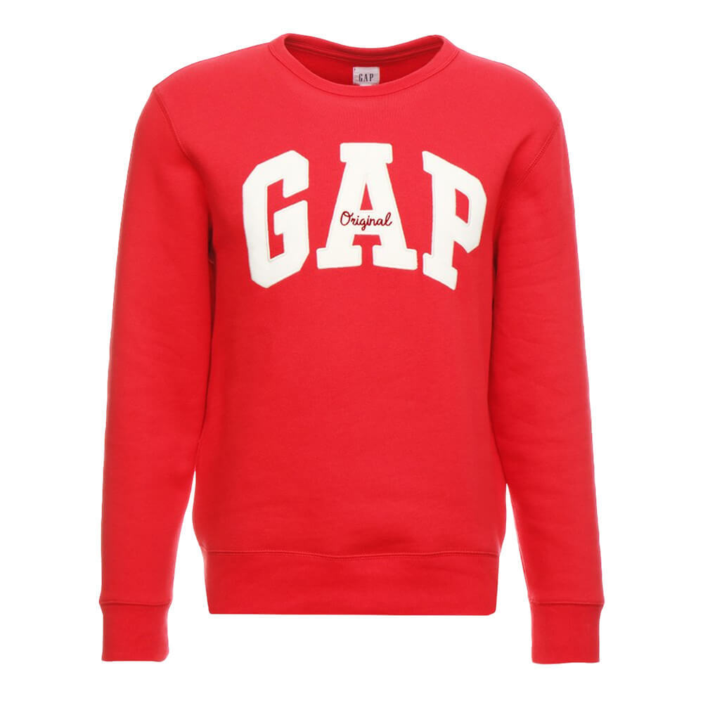 

Свитшот Gap Original Arch Crew, красный
