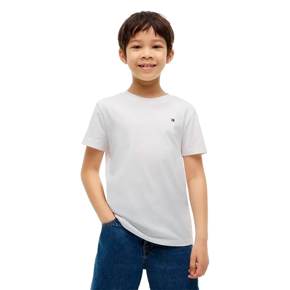 Детская футболка с коротким рукавом Tommy hilfiger, White