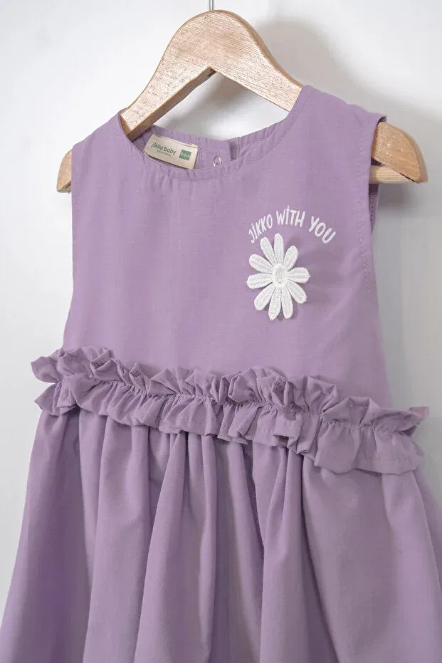 Детское платье для девочек без рукавов Jikko Baby, Lilac — фото 3