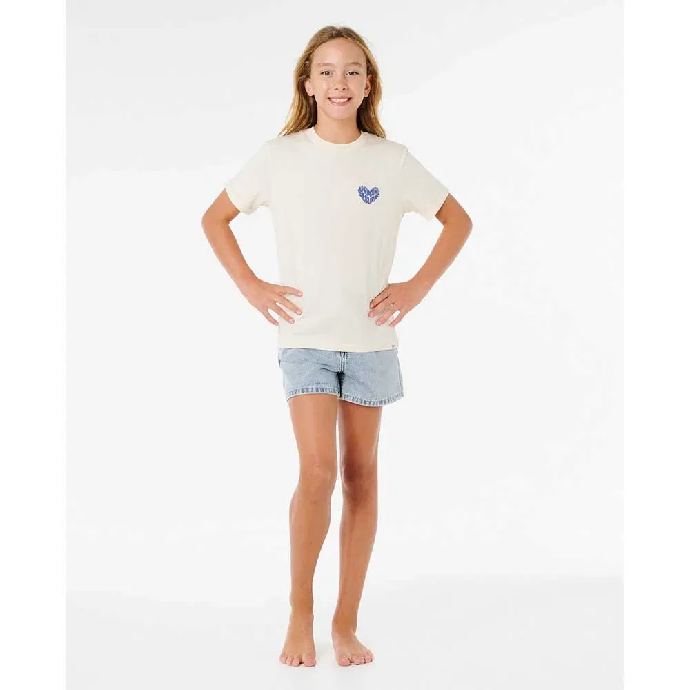 Футболка с коротким рукавом Network Heart Rip Curl, бежевый — фото 3