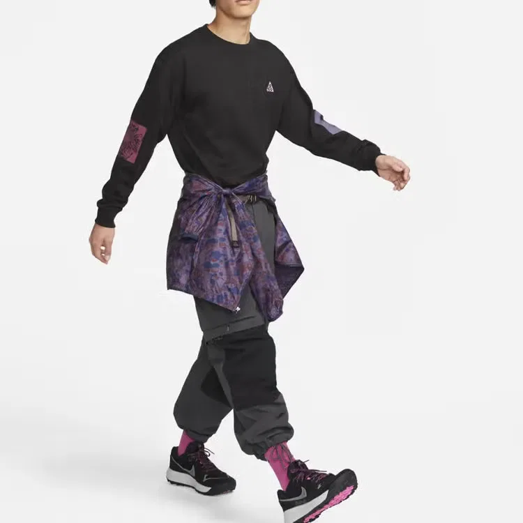 Лонгслив с длинным рукавом ACG Nike, черный — фото 3