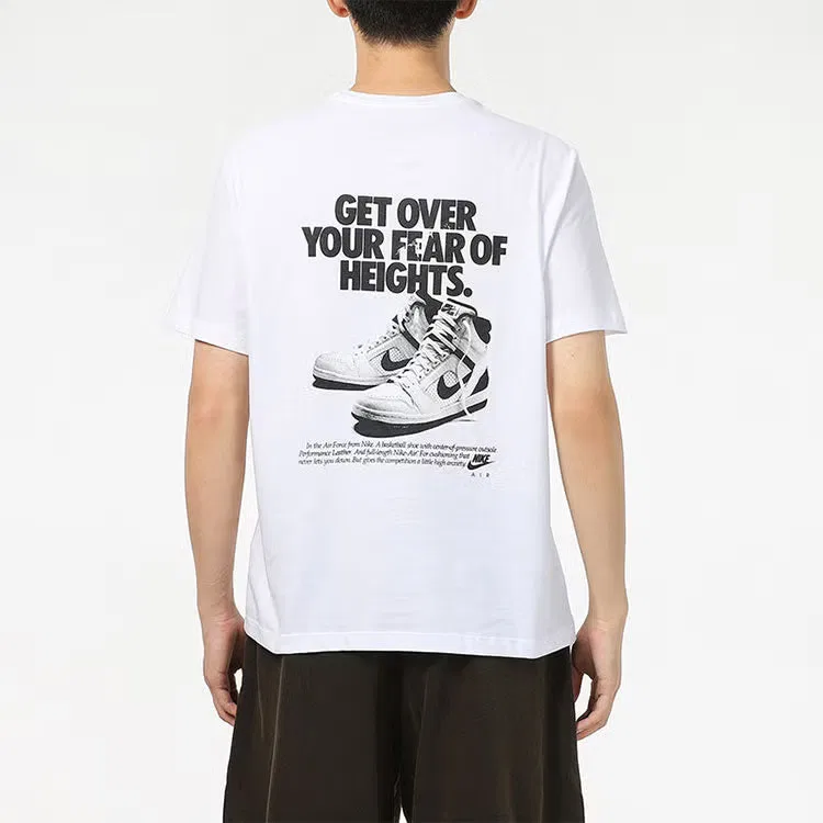 Футболка спортивная с принтом Air GX Nike, белый — фото 4