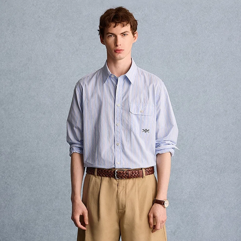 Детская рубашка с длинным рукавом Evergreen Collection Teenie Weenie Men, Blue — фото 4