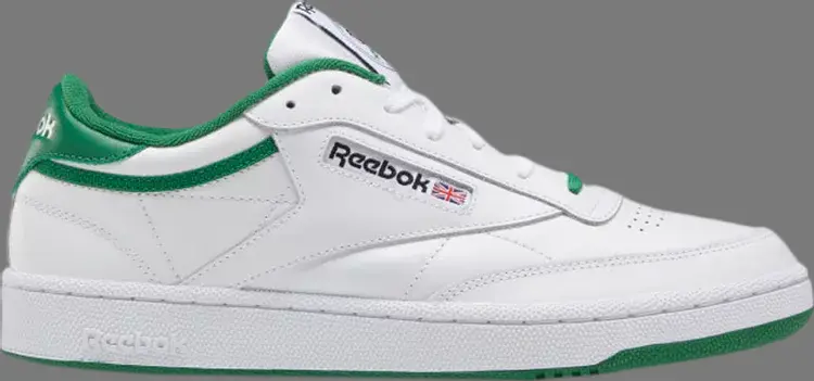 

Кроссовки Reebok Club C 85 Leather, бело-зеленый