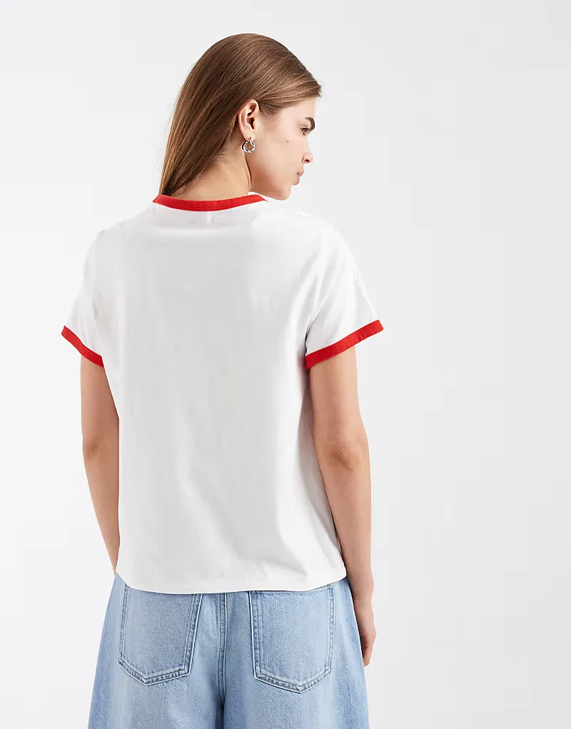 Футболка ringer с графикой Favourite Levi's, белый — фото 4