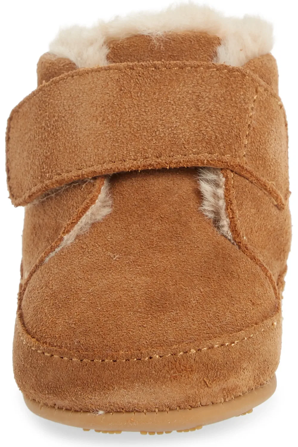 Детские ботинки водонепроницаемые с подкладкой из искусственного меха Shloofy OLD SOLES, Tan Suede — фото 4