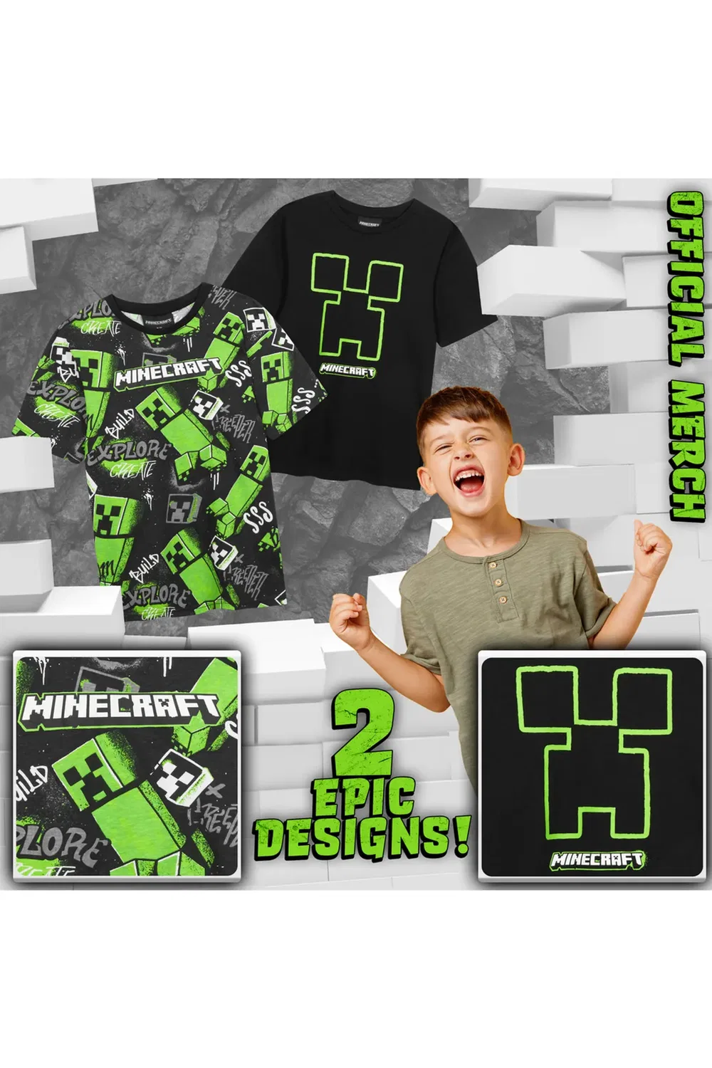 Футболки Minecraft, 2 шт., Цвет Multi — фото 3