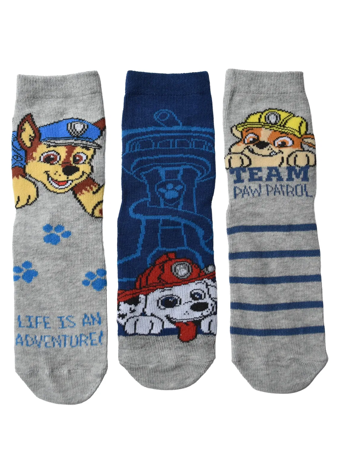Носки комплект 3 пары с принтом Paw Patrol, многоцветный — фото 2