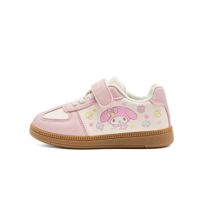 Детские кеды для скейтбординга с принтом Hello Kitty Pink Beige Sanrio — фото 3