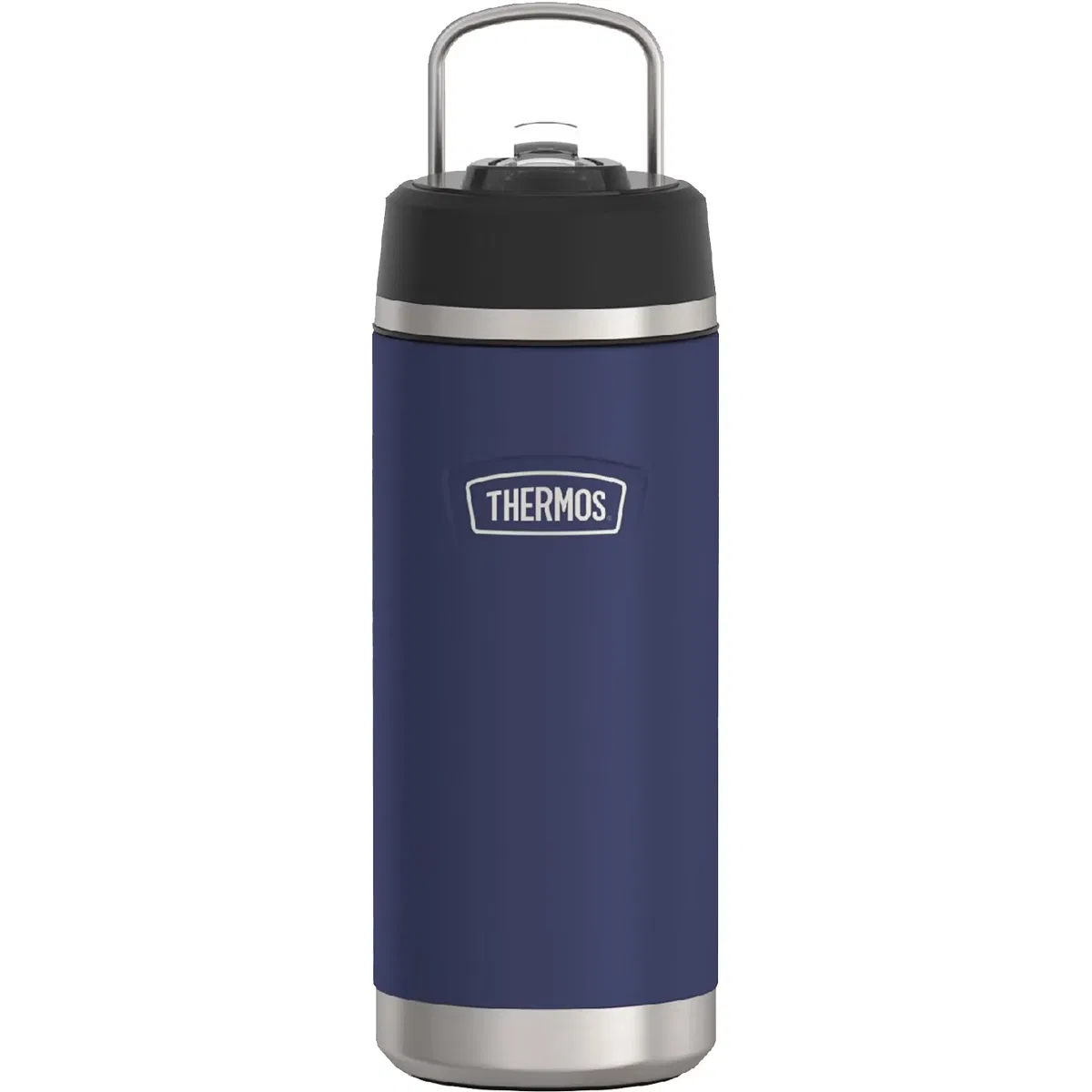 Детская бутылка для воды 530 мл с трубочкой Icon Thermos, Navy