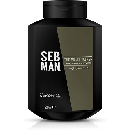 

Seb Man The Multitasker 3-в-1 гель для волос, бороды и тела, 250 мл, Sebastian