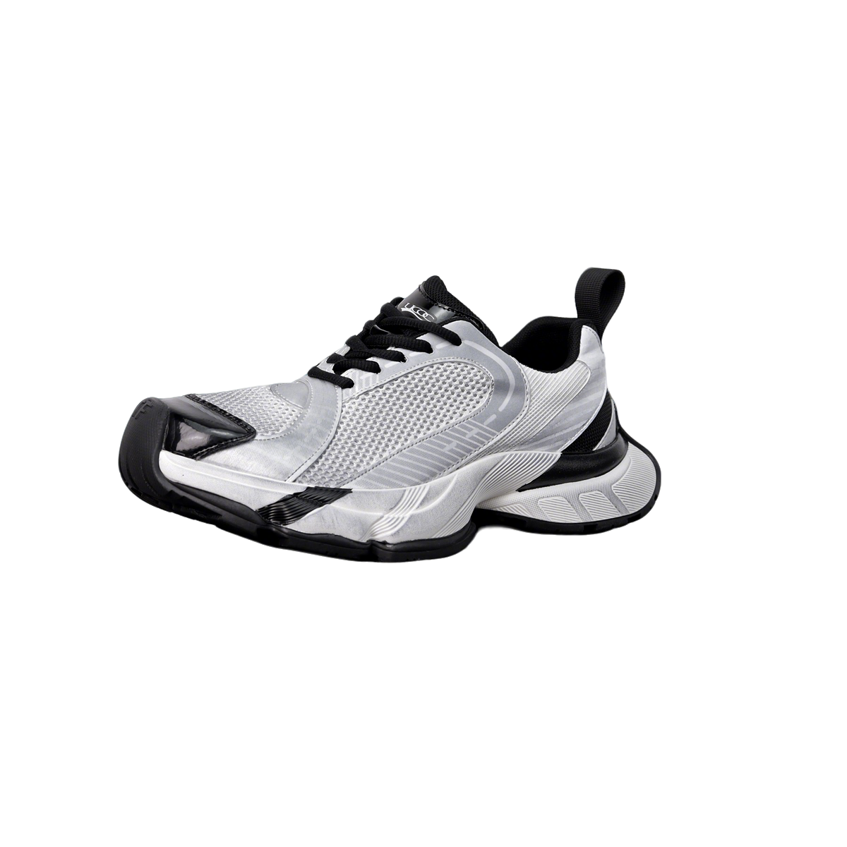 

X UCOC x Низкие повседневные туфли мужские Banas, White Black