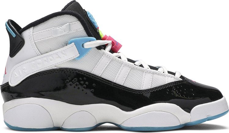 

Кроссовки Jordan 6 Rings GS South Beach, белый, Белый;серый, Кроссовки Jordan 6 Rings GS South Beach, белый