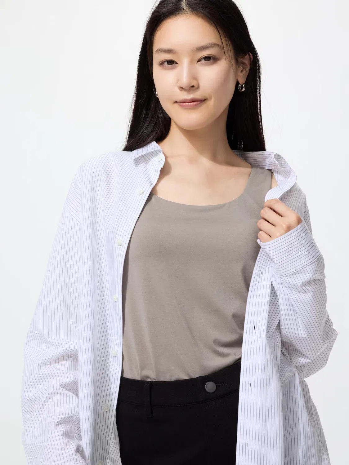 Топ Uniqlo Heattech, базовый слой, коричневый