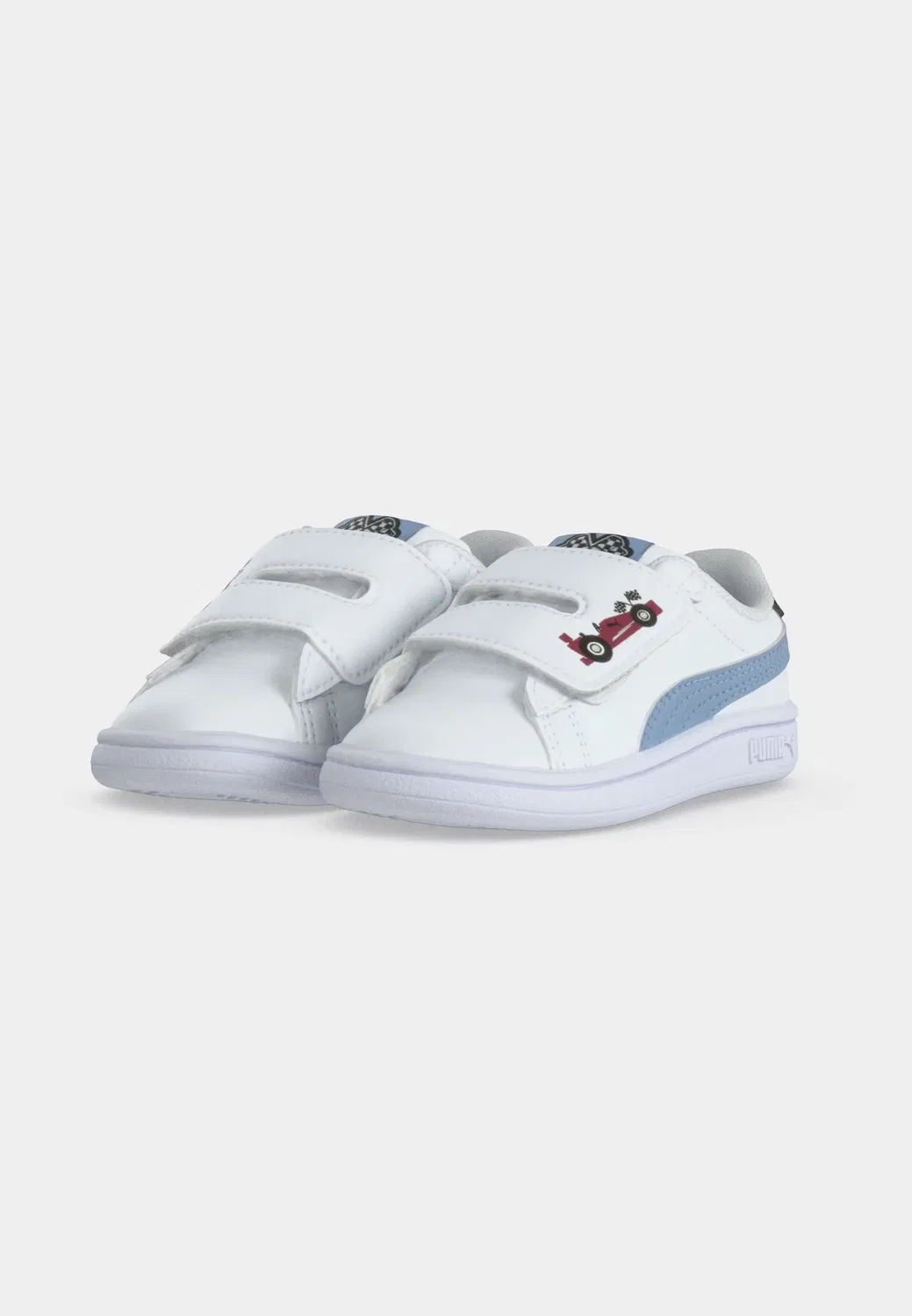 Кроссовки Smash 3.0 Racing Crew унисекс Puma, White/Blue — фото 3