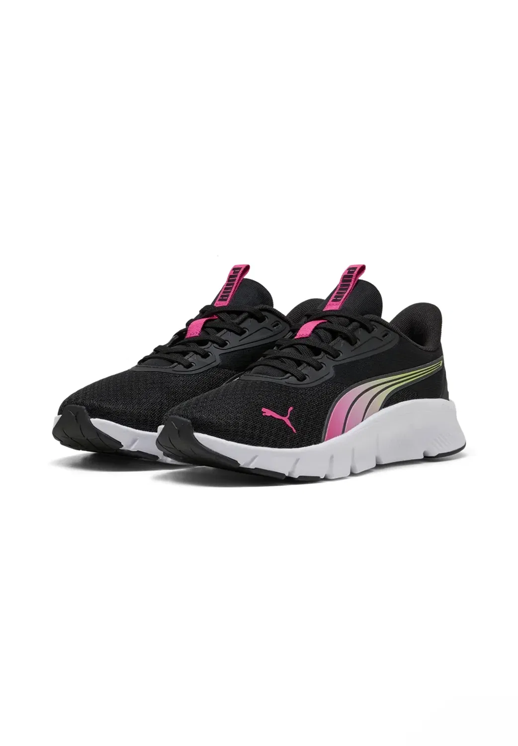 Flexfocus lite Modern Blaze Fade jr 001 var - кроссовки Puma, Screziato-Mottled Black — фото 2