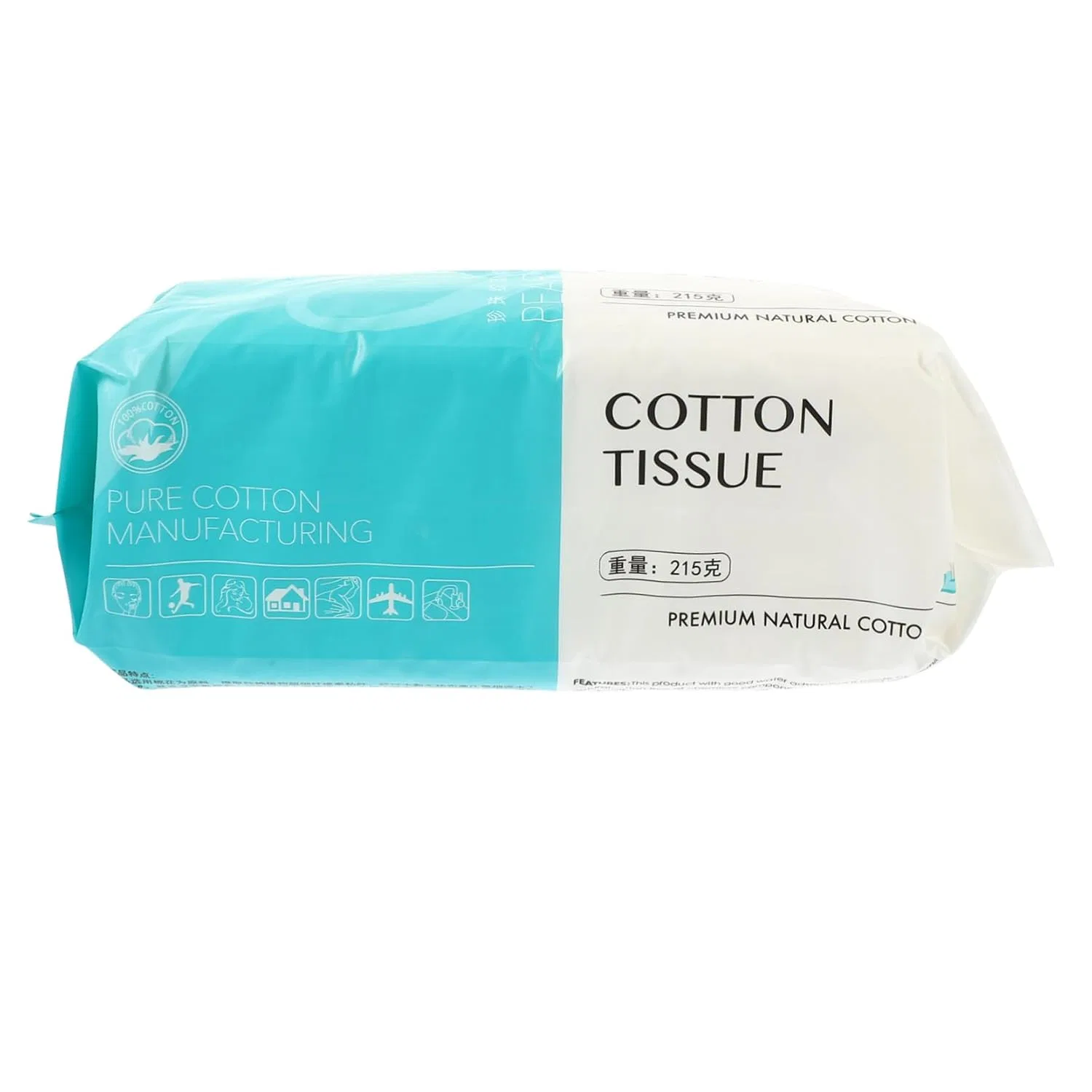 Салфетки для снятия макияжа Cotton, Healvian, 1 шт, 20x10x6 см