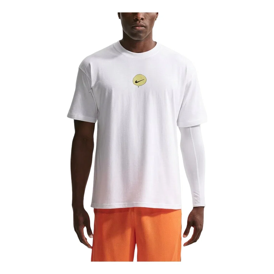 Мужская футболка с принтом Nike T-Shirts, белый