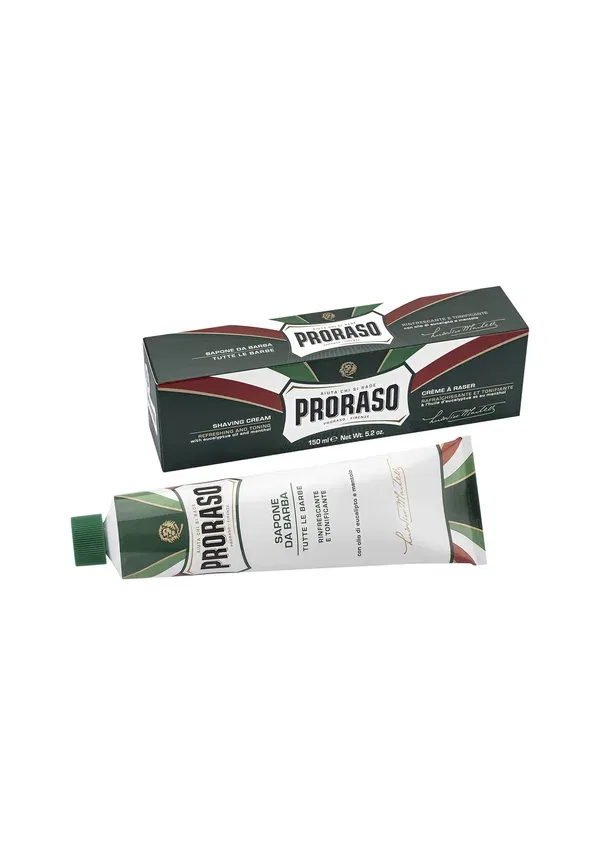 Крем для бритья с маслом эвкалипта Rasiercreme Proraso Green Line 150 мл — фото 2
