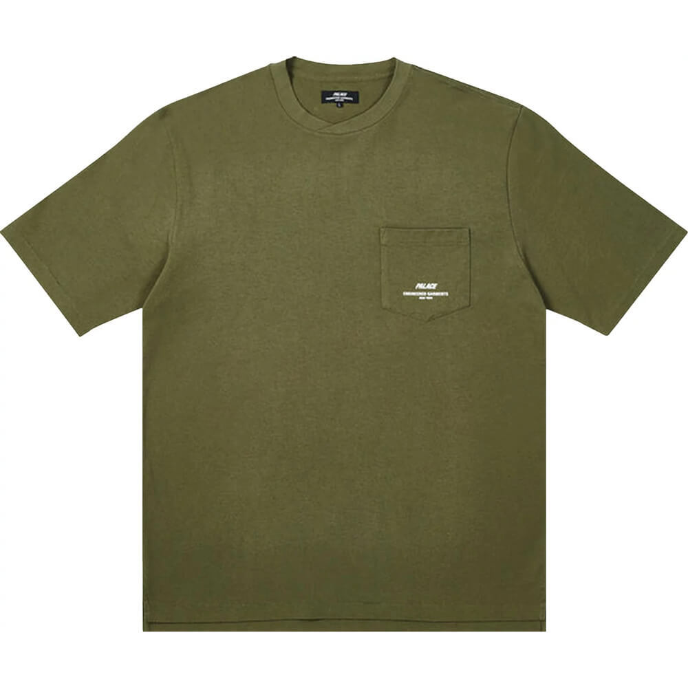 

Футболка Palace x Engineered Garments Heavyweight, оливковый, Зеленый, Футболка Palace x Engineered Garments Heavyweight, оливковый
